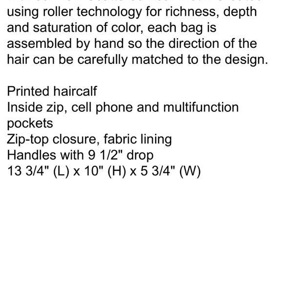 Coach NWT. Edie shoulder bag. Print & dyed calf hair. Limited Edition. ♥️ - Picture 13 of 13